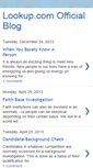 Mobile Screenshot of blog.lookup.com