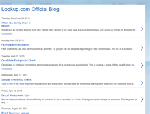 Tablet Screenshot of blog.lookup.com
